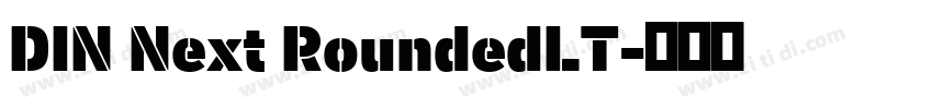 DIN Next RoundedLT字体转换